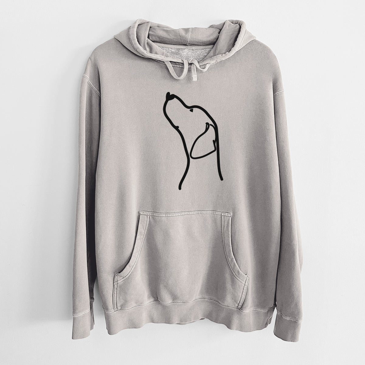 Love Always English Pointer Profile - Unisex Pigment Dyed Hoodie