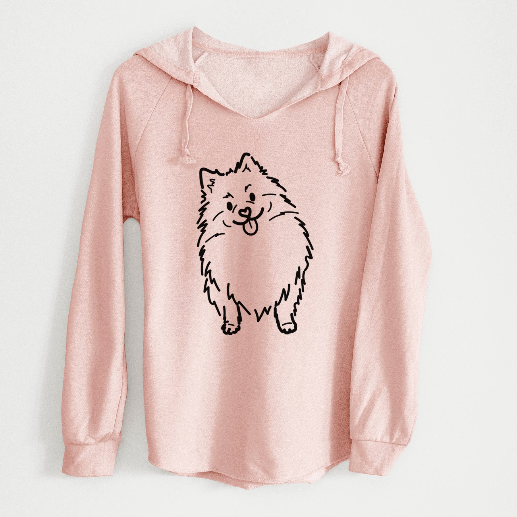 Love Always Pomeranian - Fern - Cali Wave Hooded Sweatshirt