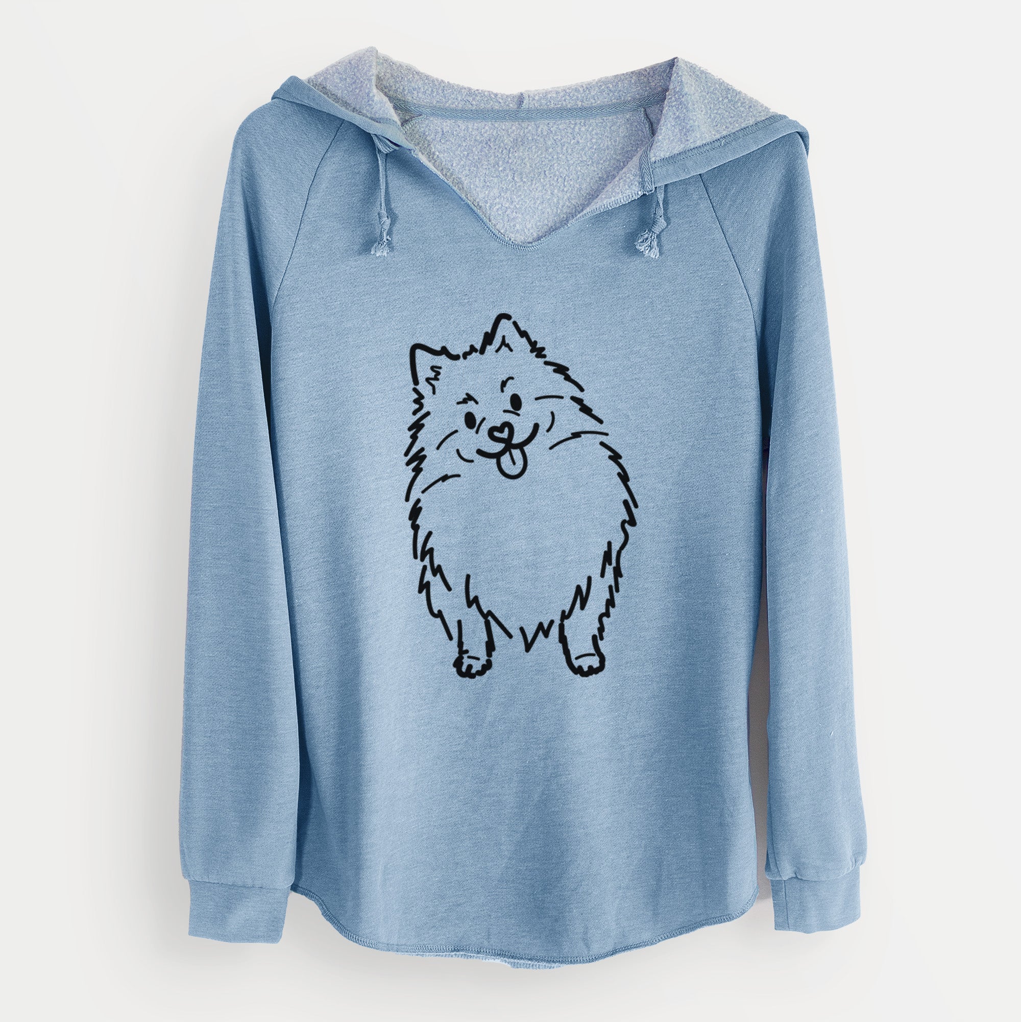 Love Always Pomeranian - Fern - Cali Wave Hooded Sweatshirt