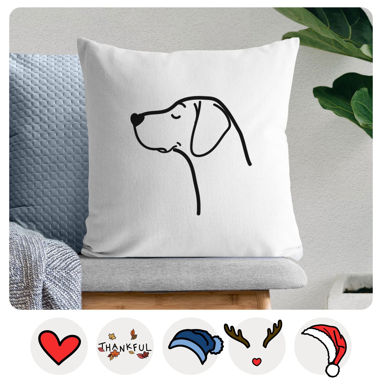 Love Always German Shorthaired Pointer - Throw Pillow Cover