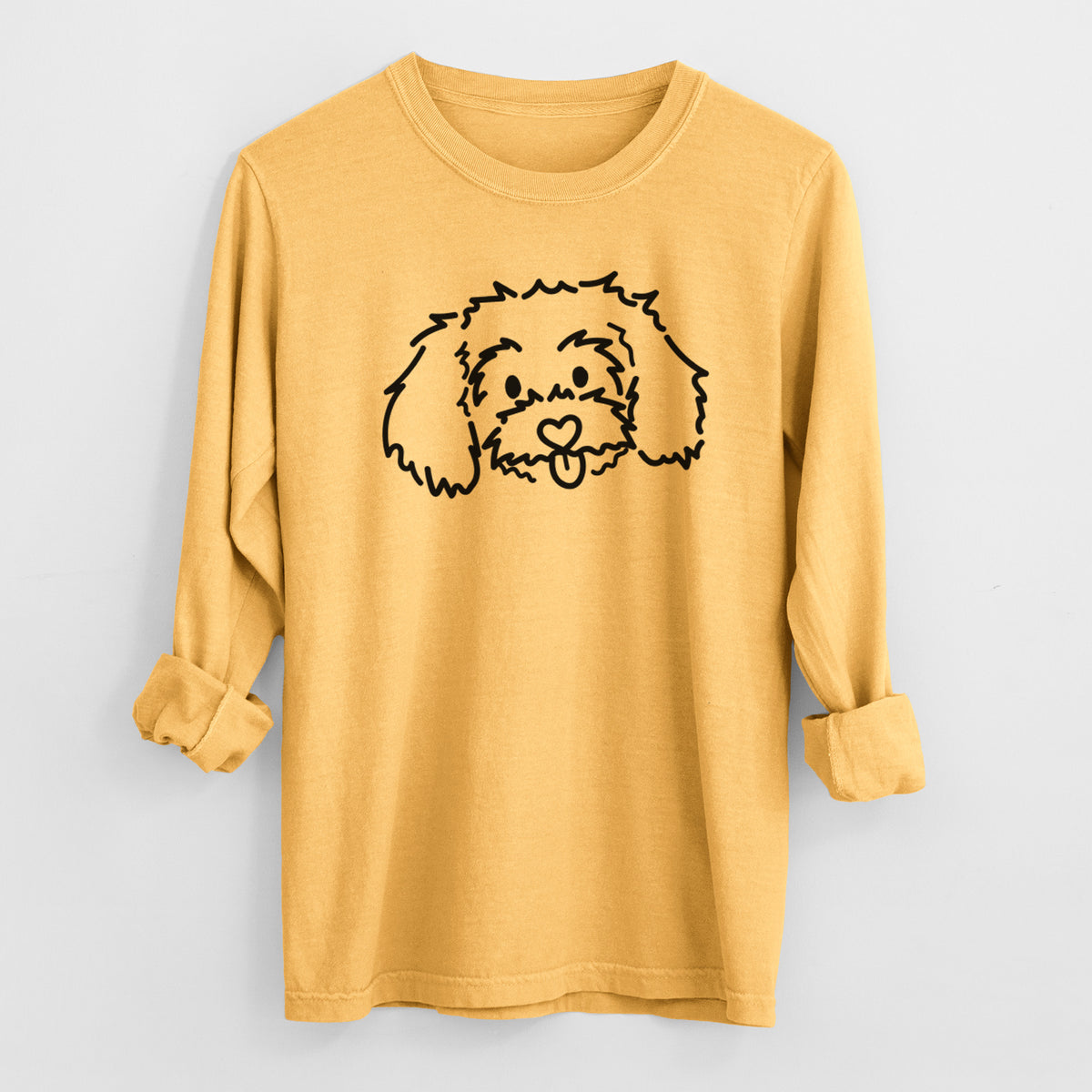 Love Always Maltipoo - Holly - Heavyweight 100% Cotton Long Sleeve
