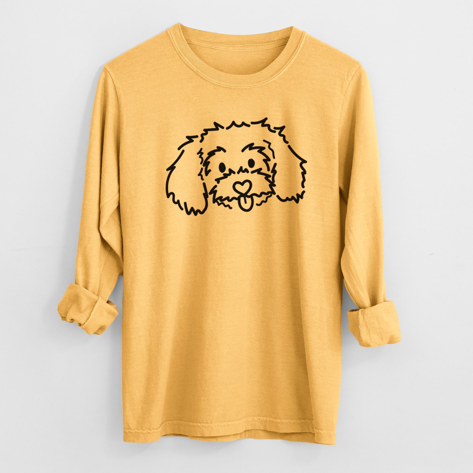 Love Always Maltipoo - Holly - Heavyweight 100% Cotton Long Sleeve