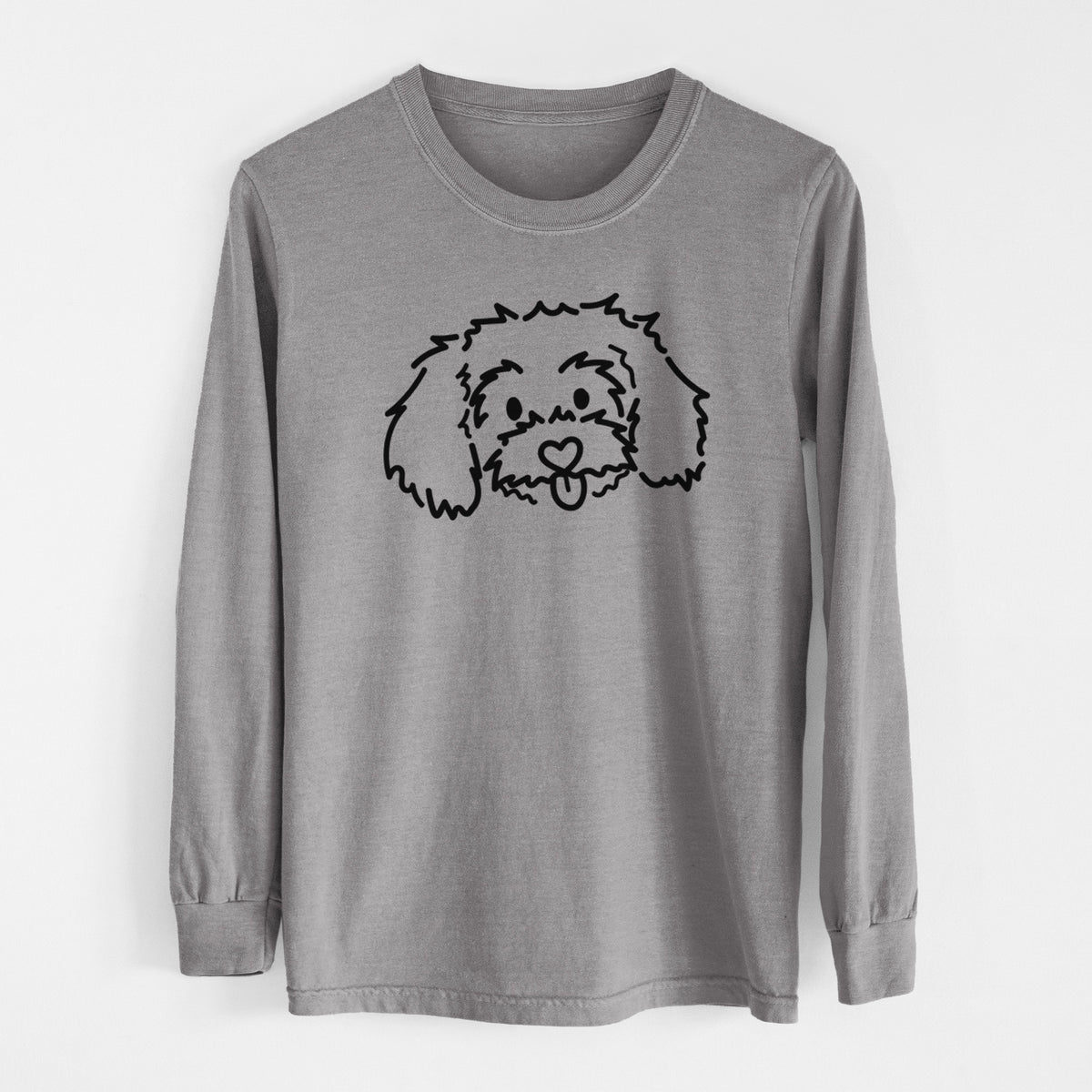 Love Always Maltipoo - Holly - Heavyweight 100% Cotton Long Sleeve