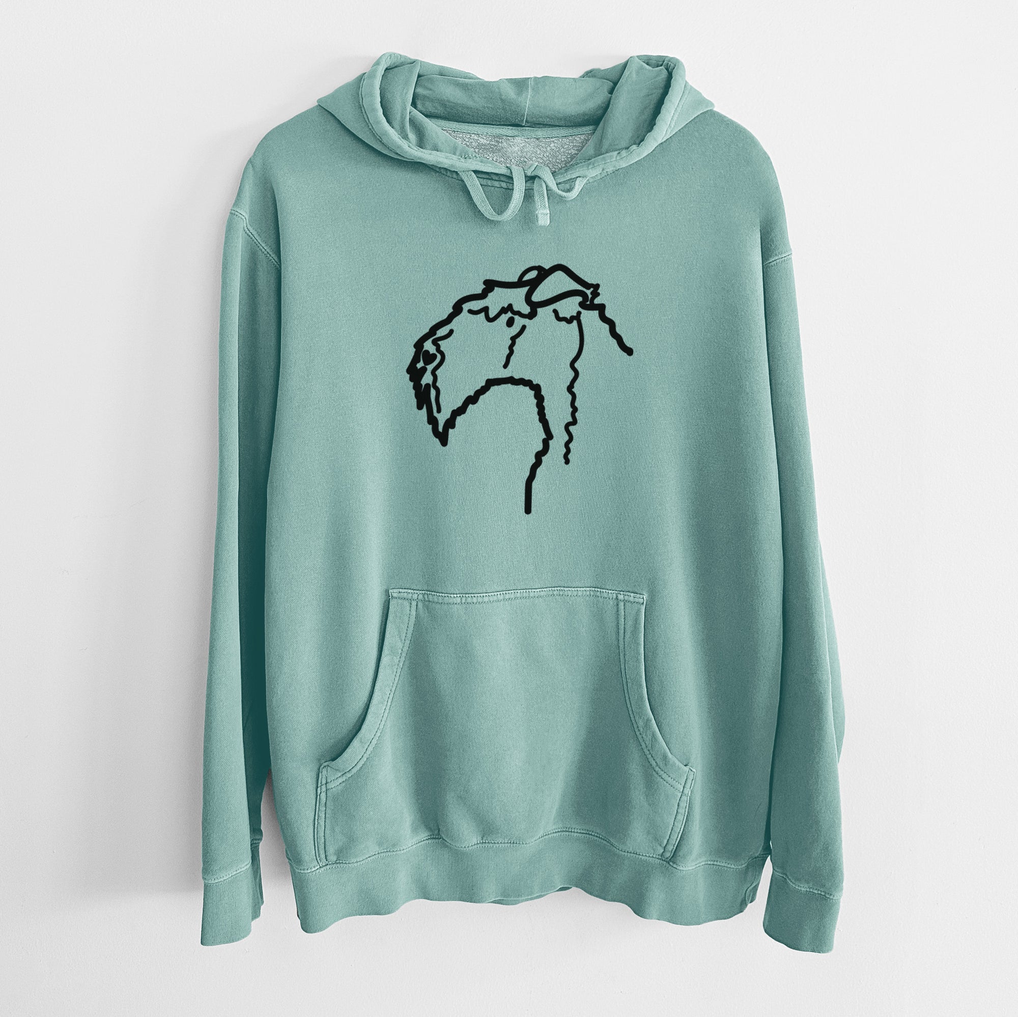 Love Always Kerry Blue Terrier - Unisex Pigment Dyed Hoodie