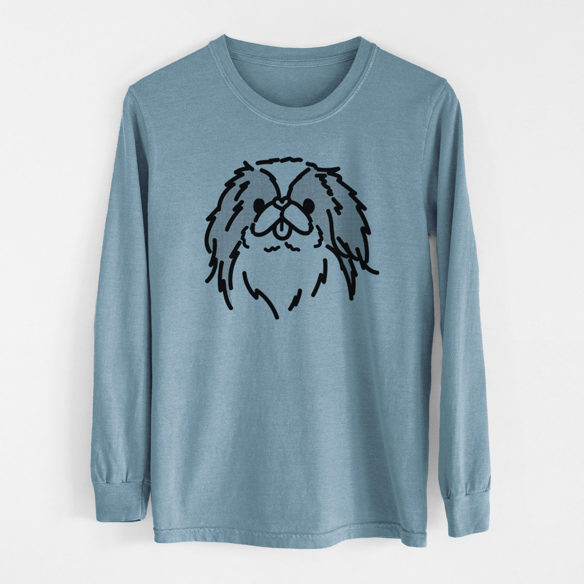 Love Always Japanese Chin - Macha - Heavyweight 100% Cotton Long Sleeve