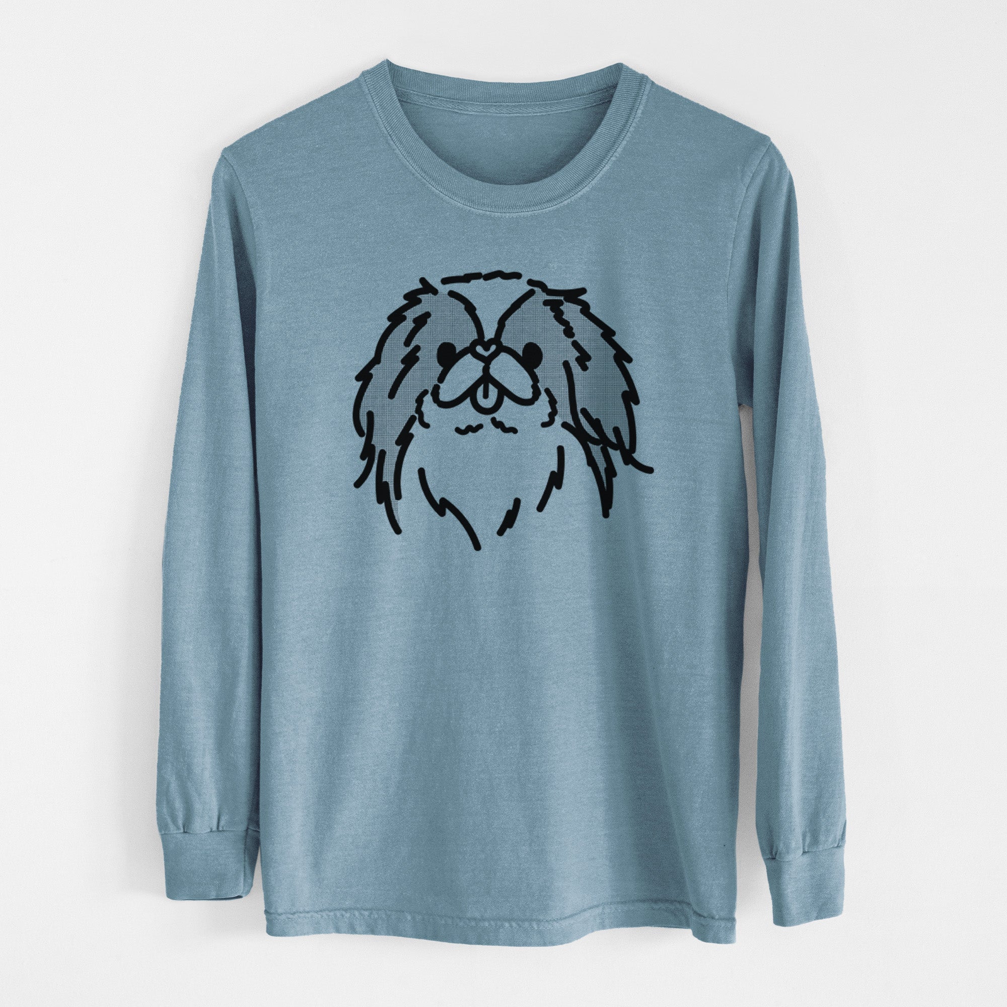 Love Always Japanese Chin - Macha - Heavyweight 100% Cotton Long Sleeve