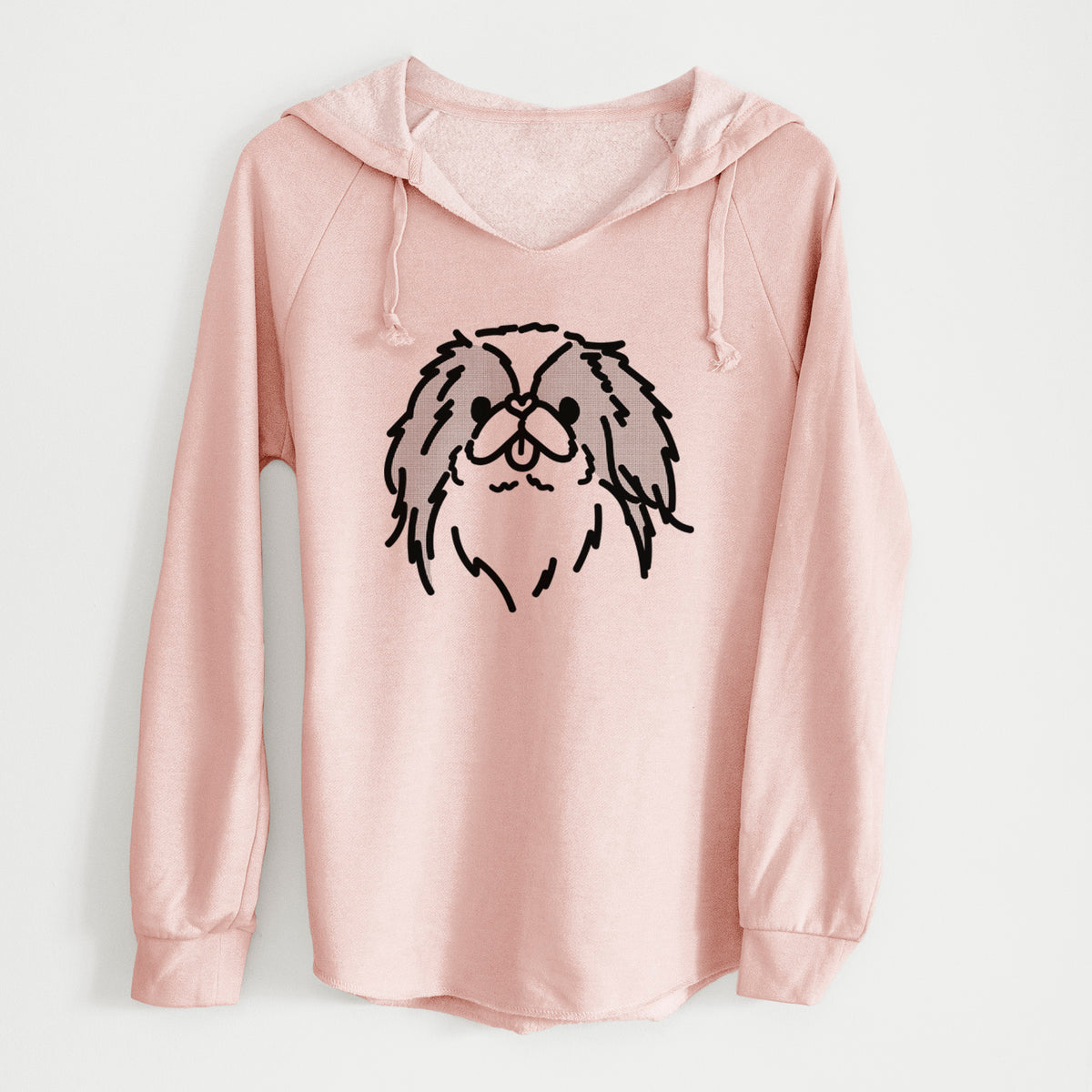 Love Always Japanese Chin - Macha - Cali Wave Hooded Sweatshirt