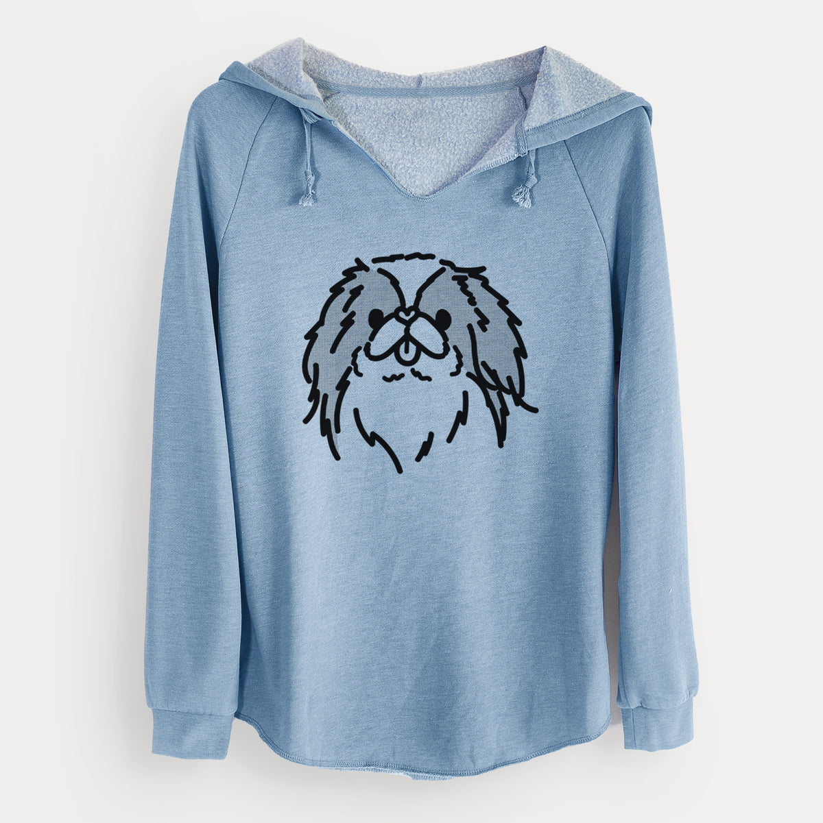 Love Always Japanese Chin - Macha - Cali Wave Hooded Sweatshirt