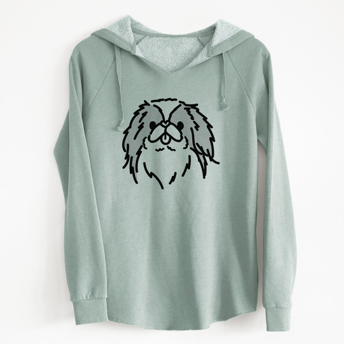 Love Always Japanese Chin - Macha - Cali Wave Hooded Sweatshirt