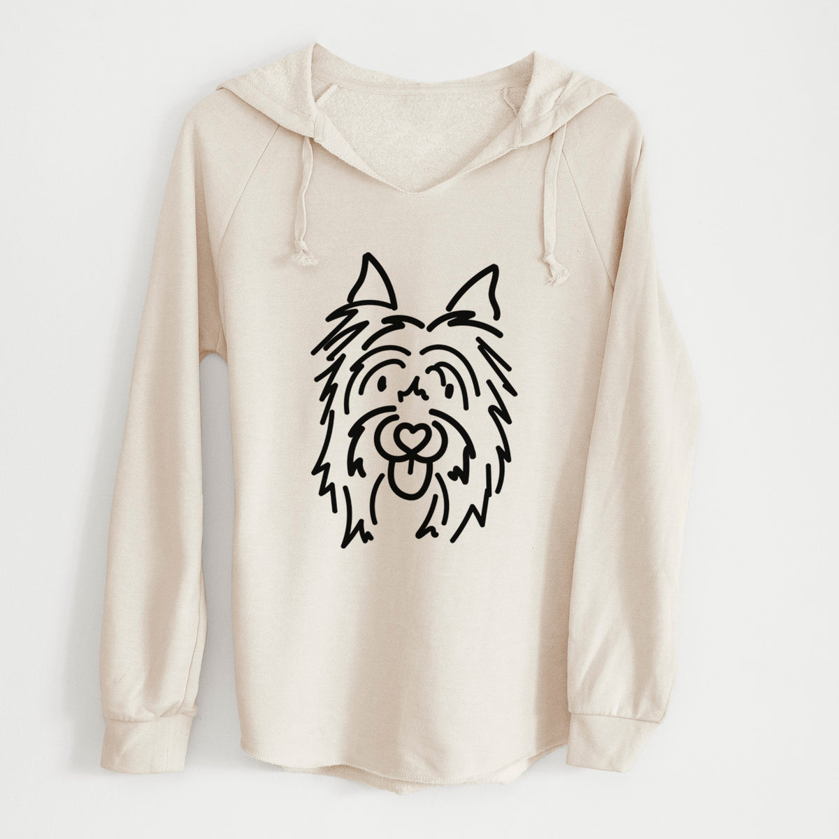 Love Always Silky Terrier - Monty - Cali Wave Hooded Sweatshirt