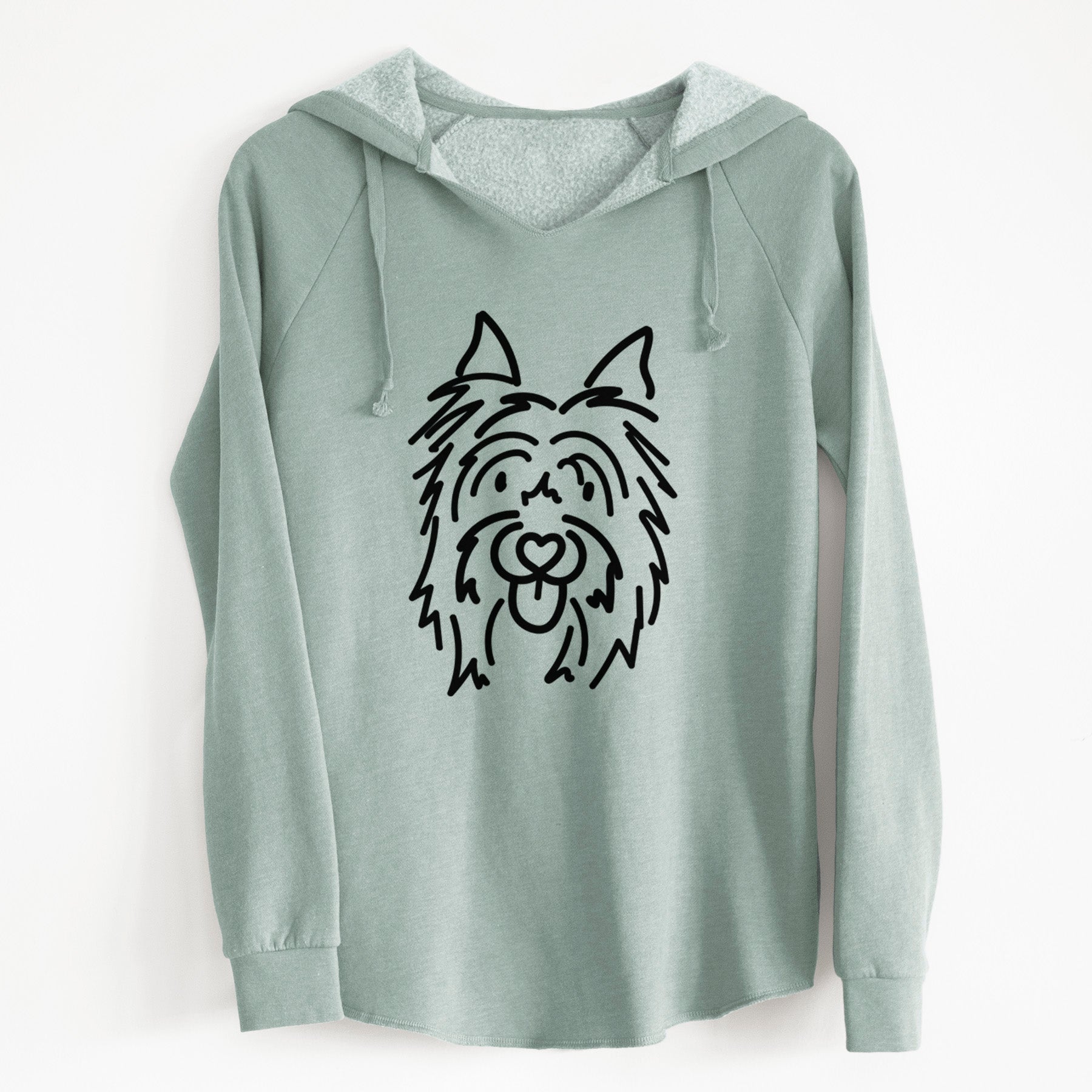 Love Always Silky Terrier - Monty - Cali Wave Hooded Sweatshirt