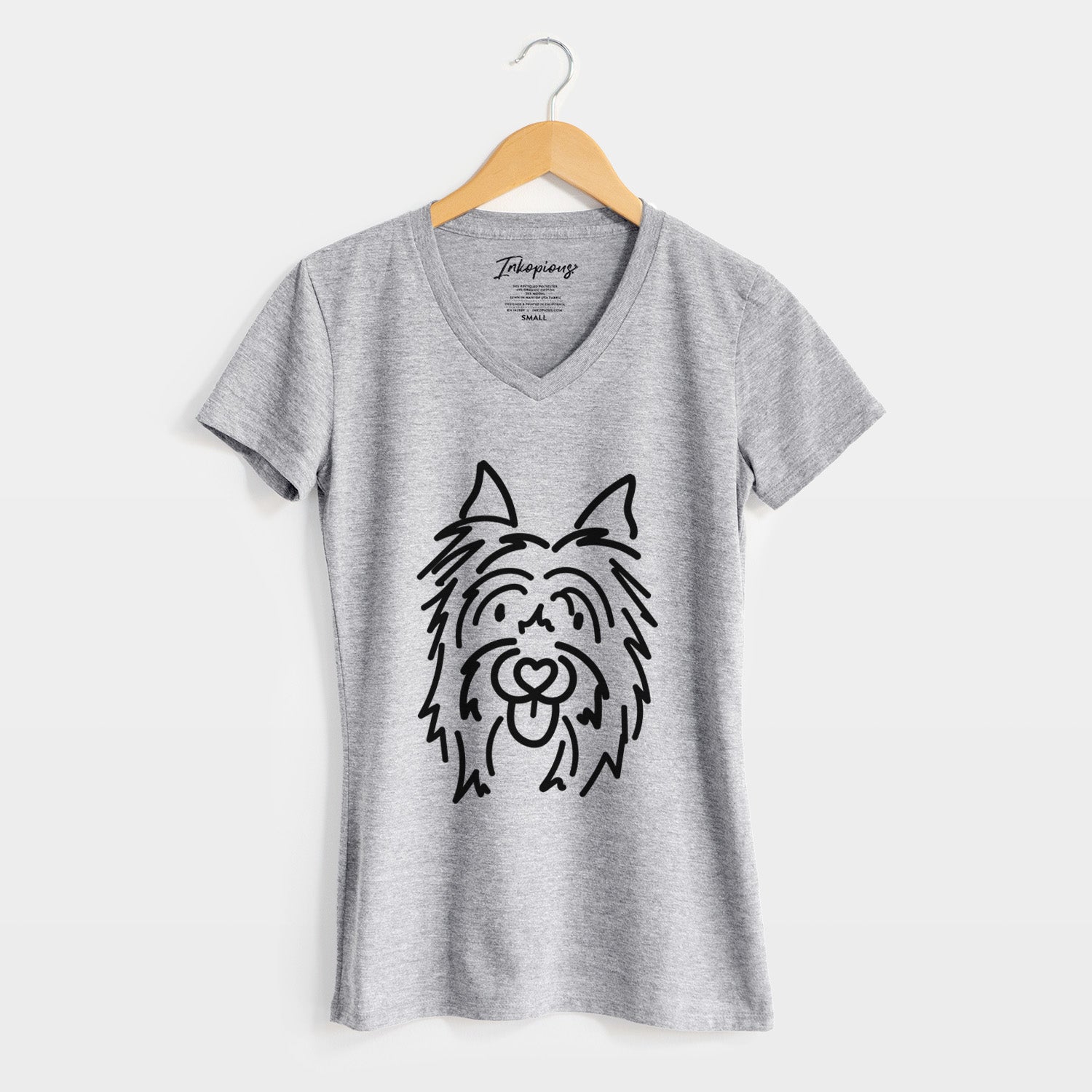 Love Always Silky Terrier - Monty - Women's Perfect V-neck Shirt