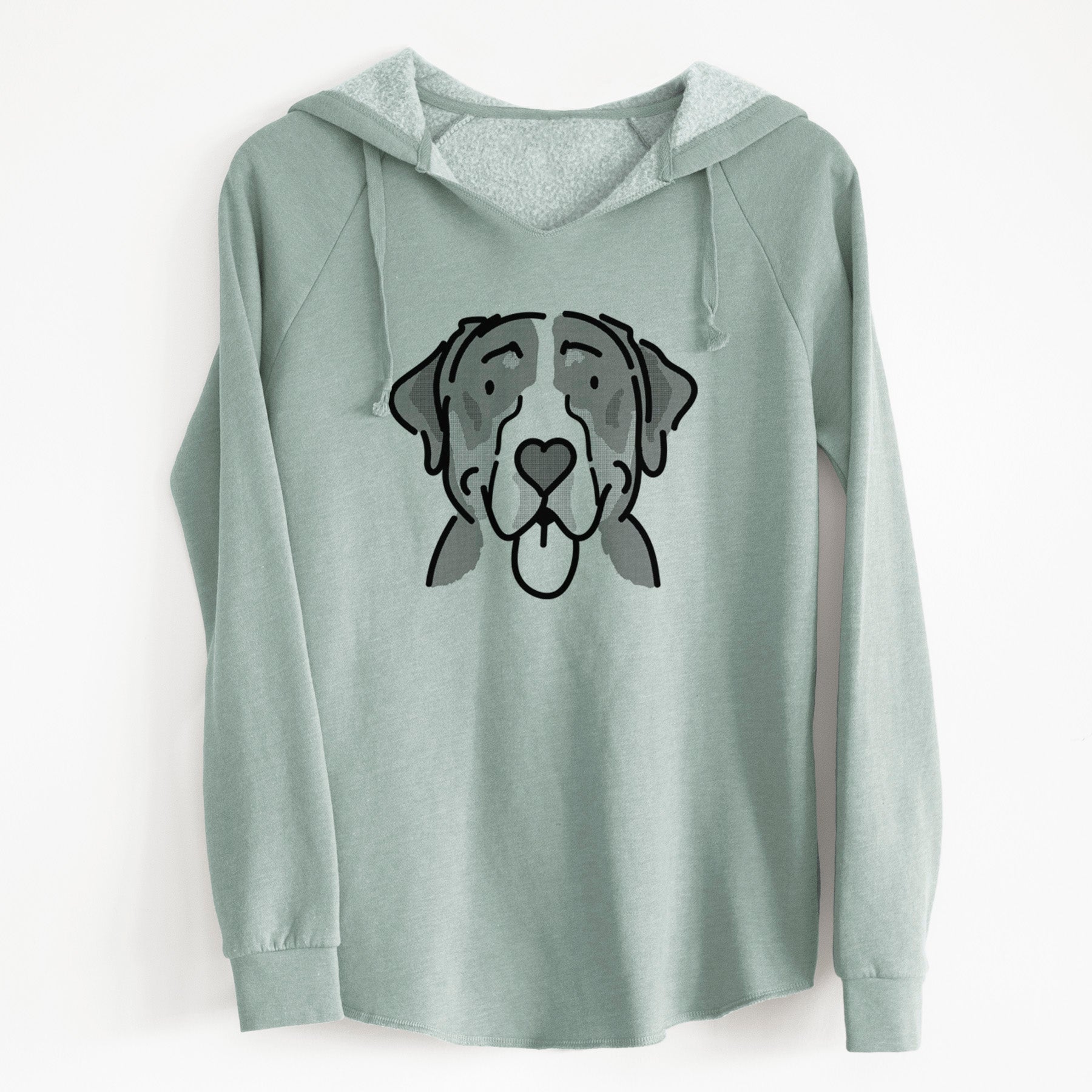 Love Always Greater Swiss Mountain Dog - Moose - Cali Wave Hooded Sweatshirt