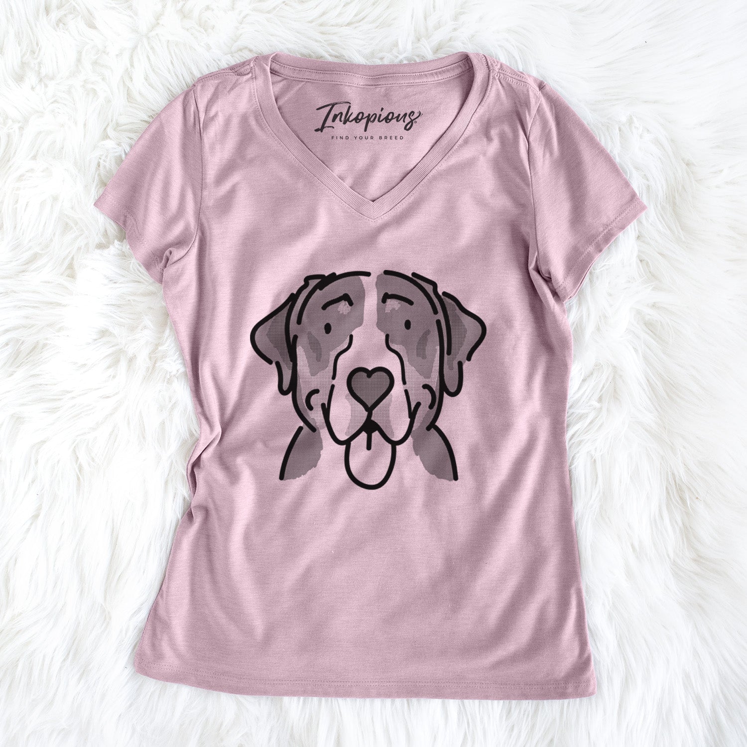 Love Always Greater Swiss Mountain Dog - Moose - Women's Perfect V-neck Shirt