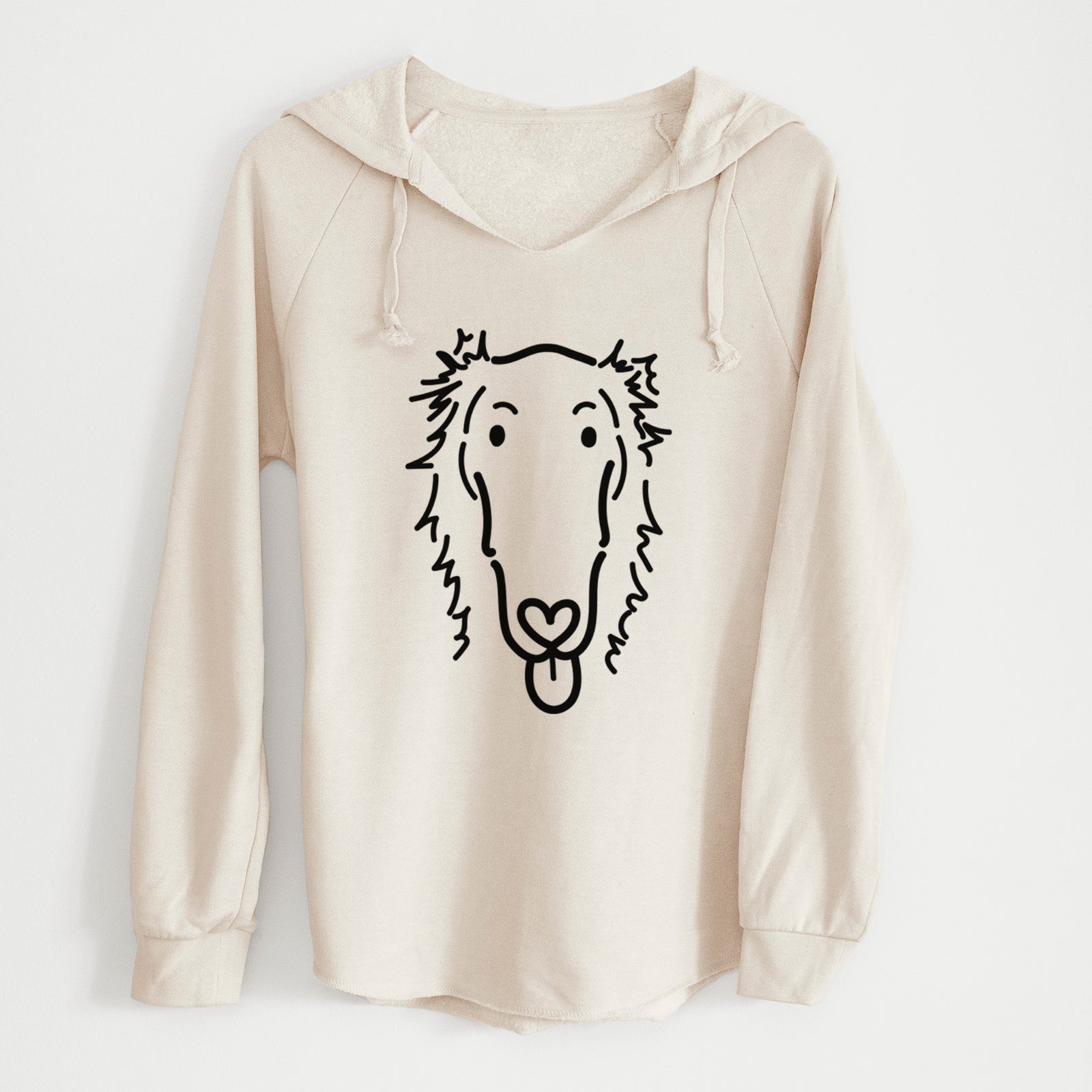 Love Always Borzoi - Opal - Cali Wave Hooded Sweatshirt