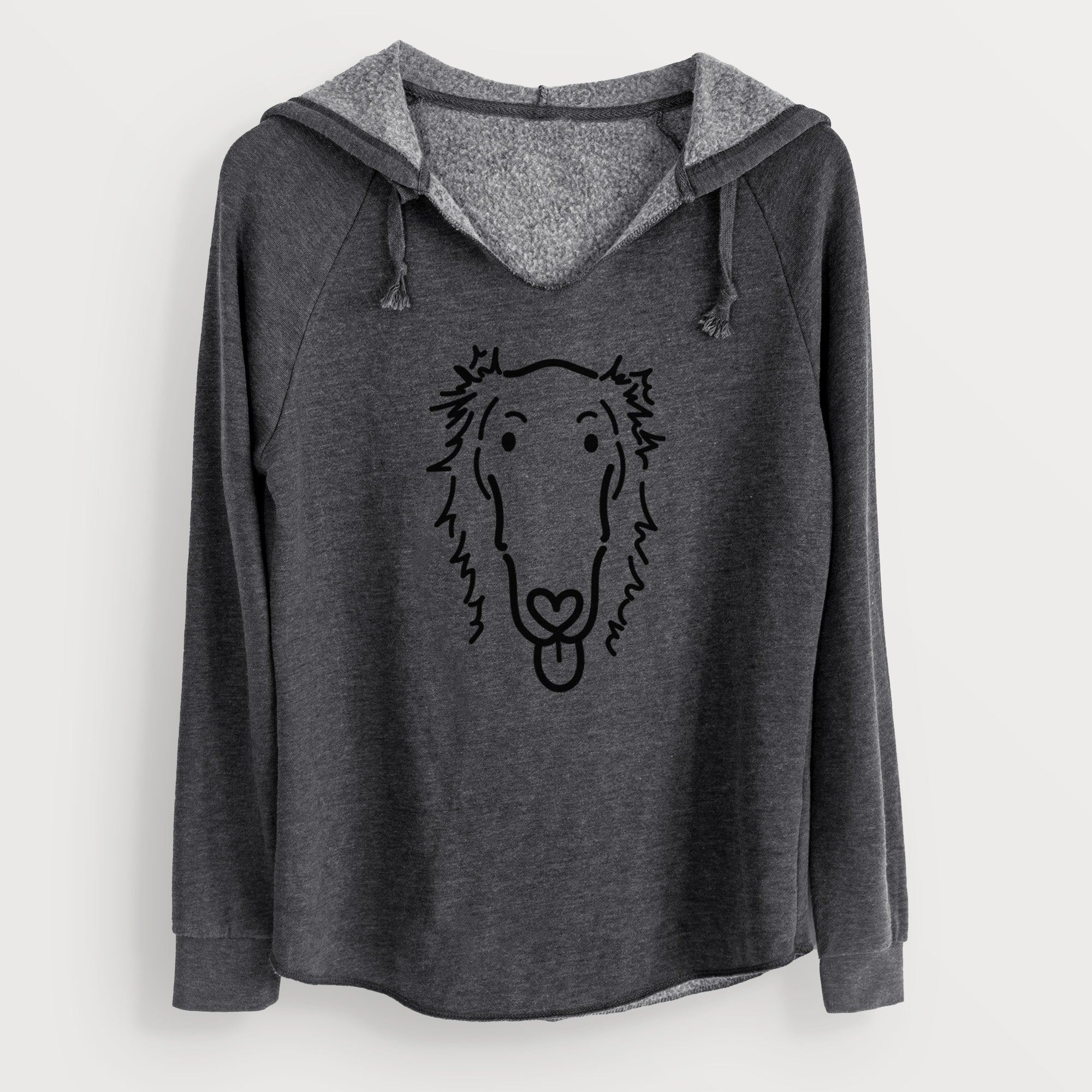 Love Always Borzoi - Opal - Cali Wave Hooded Sweatshirt