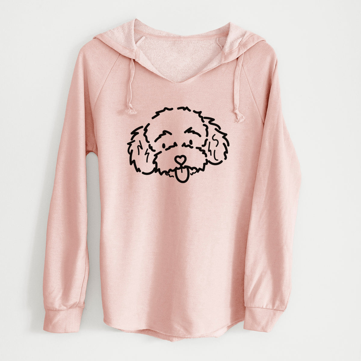 Love Always Toy Poodle - Ricci - Cali Wave Hooded Sweatshirt
