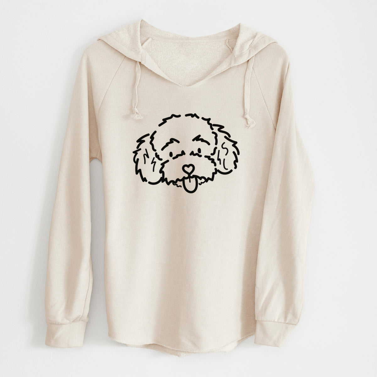 Love Always Toy Poodle - Ricci - Cali Wave Hooded Sweatshirt