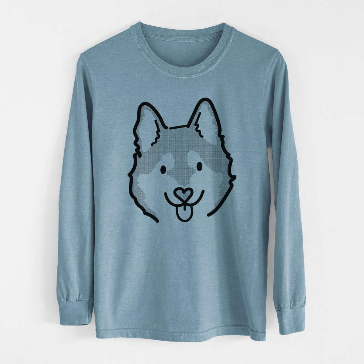 Love Always Alaskan Klee Kai - Sitka - Heavyweight 100% Cotton Long Sleeve