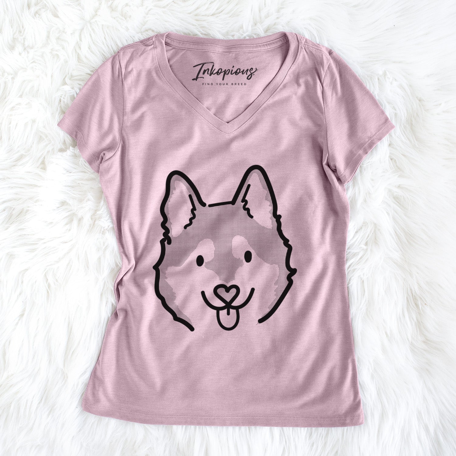 Love Always Alaskan Klee Kai - Sitka - Women's Perfect V-neck Shirt