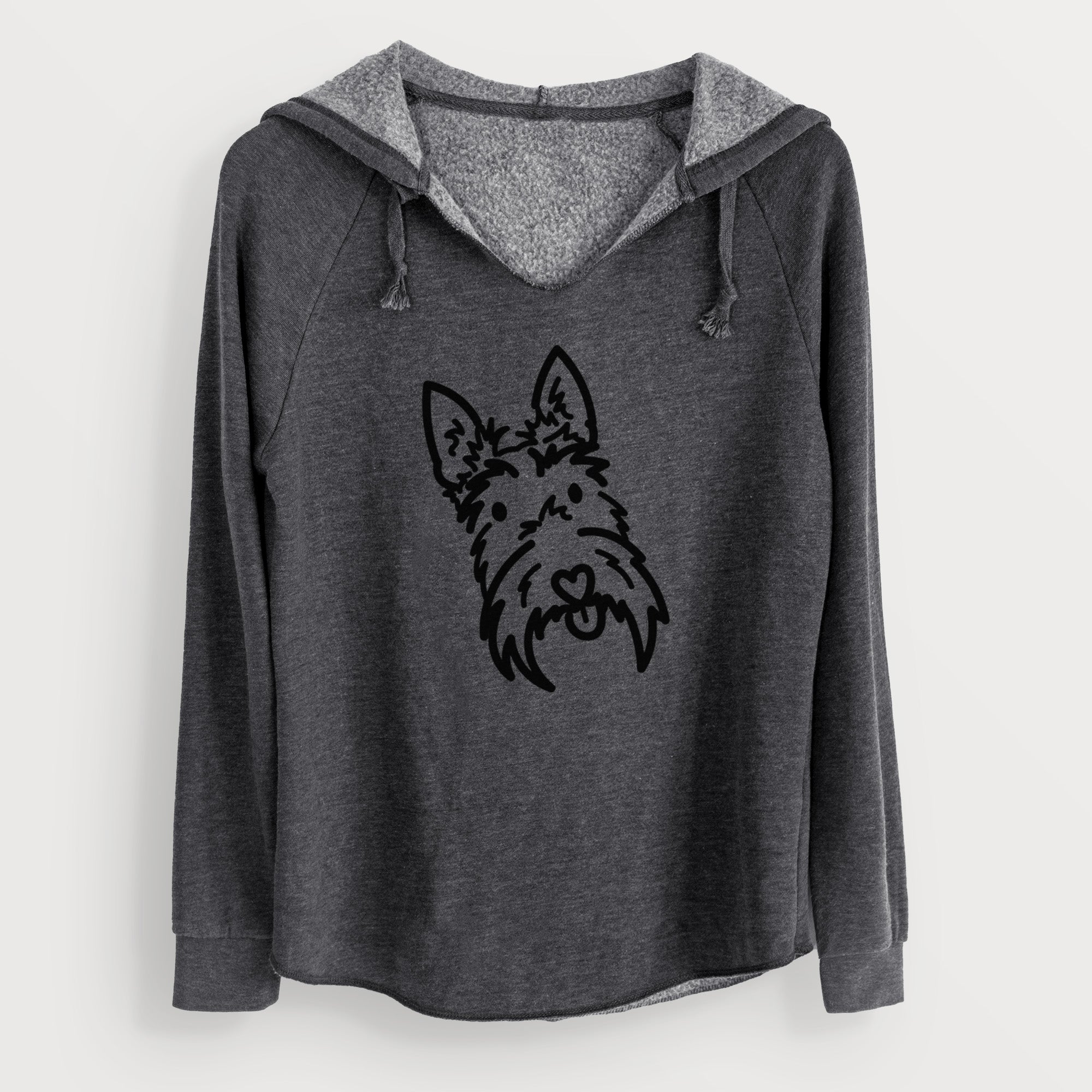 Love Always Scottish Terrier - Thistle - Cali Wave Hooded Sweatshirt