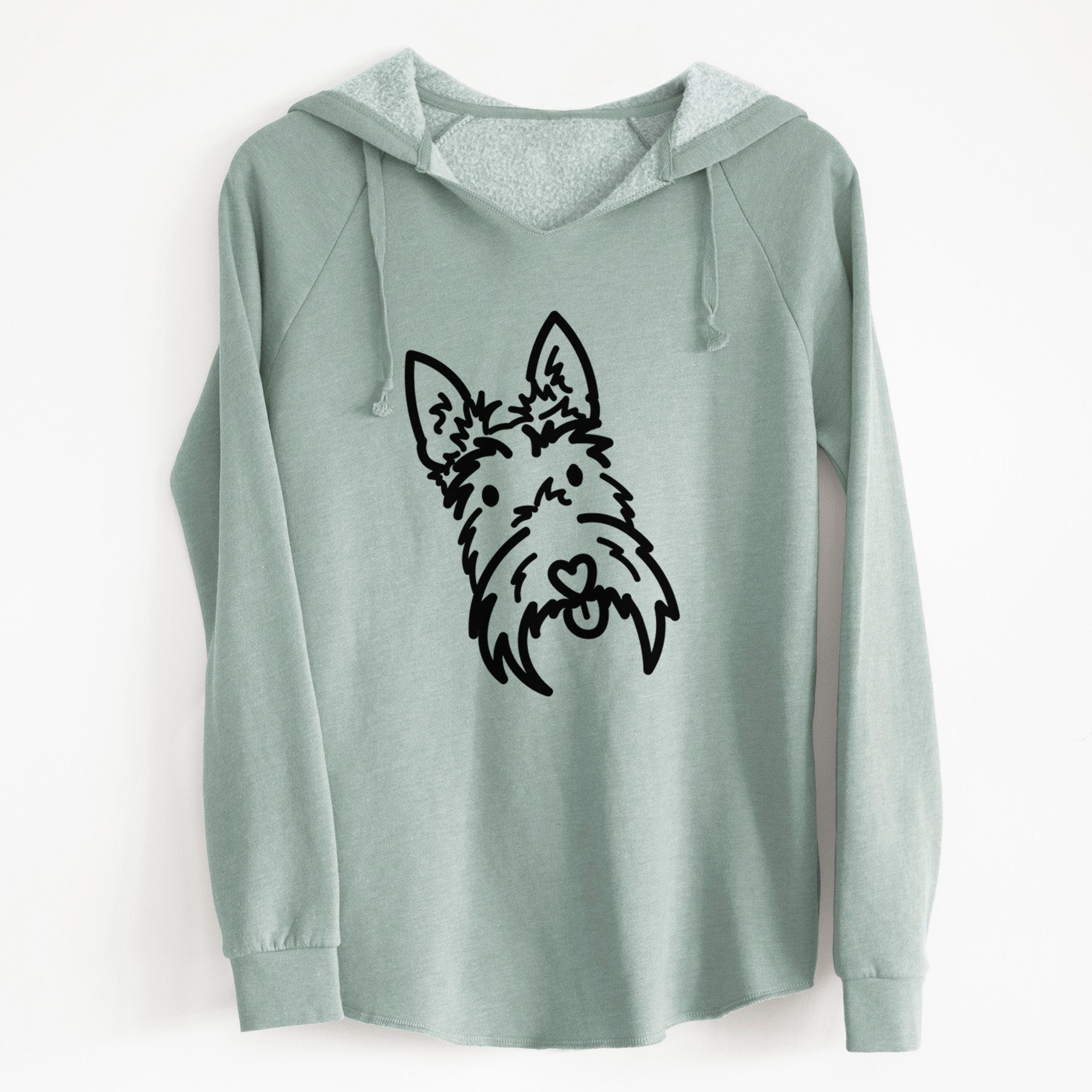 Love Always Scottish Terrier - Thistle - Cali Wave Hooded Sweatshirt