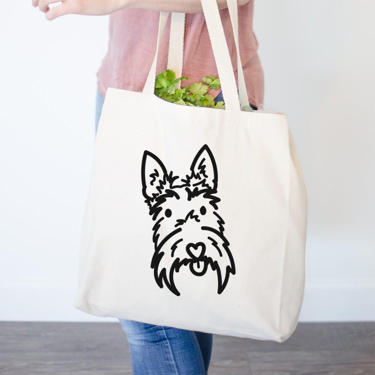 Love Always Scottish Terrier - Thistle - Tote Bag