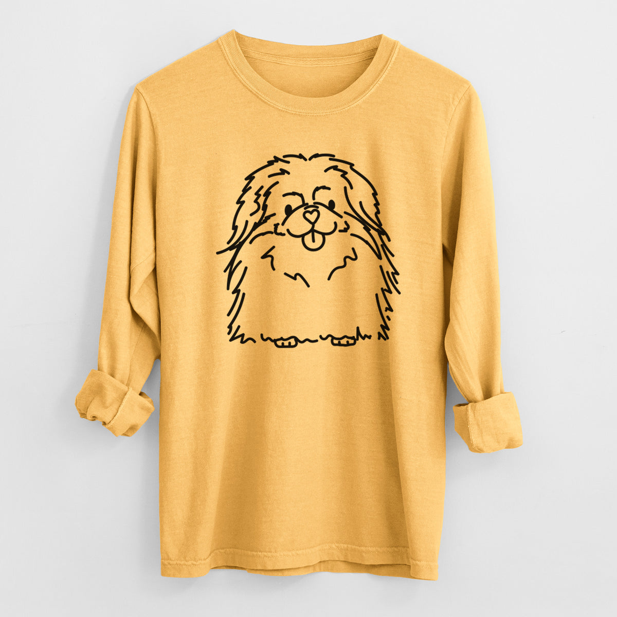 Love Always Pekingese - Viv - Heavyweight 100% Cotton Long Sleeve