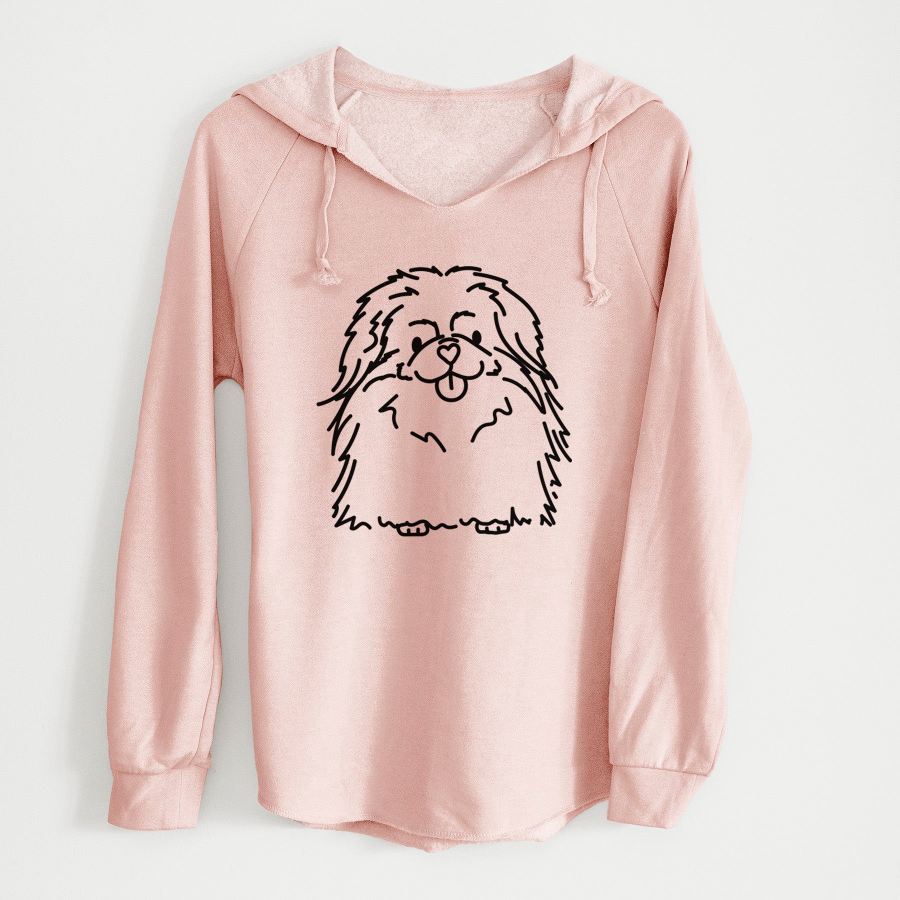 Love Always Pekingese - Viv - Cali Wave Hooded Sweatshirt