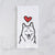 Love Always Norwegian Elkhound - Tea Towel