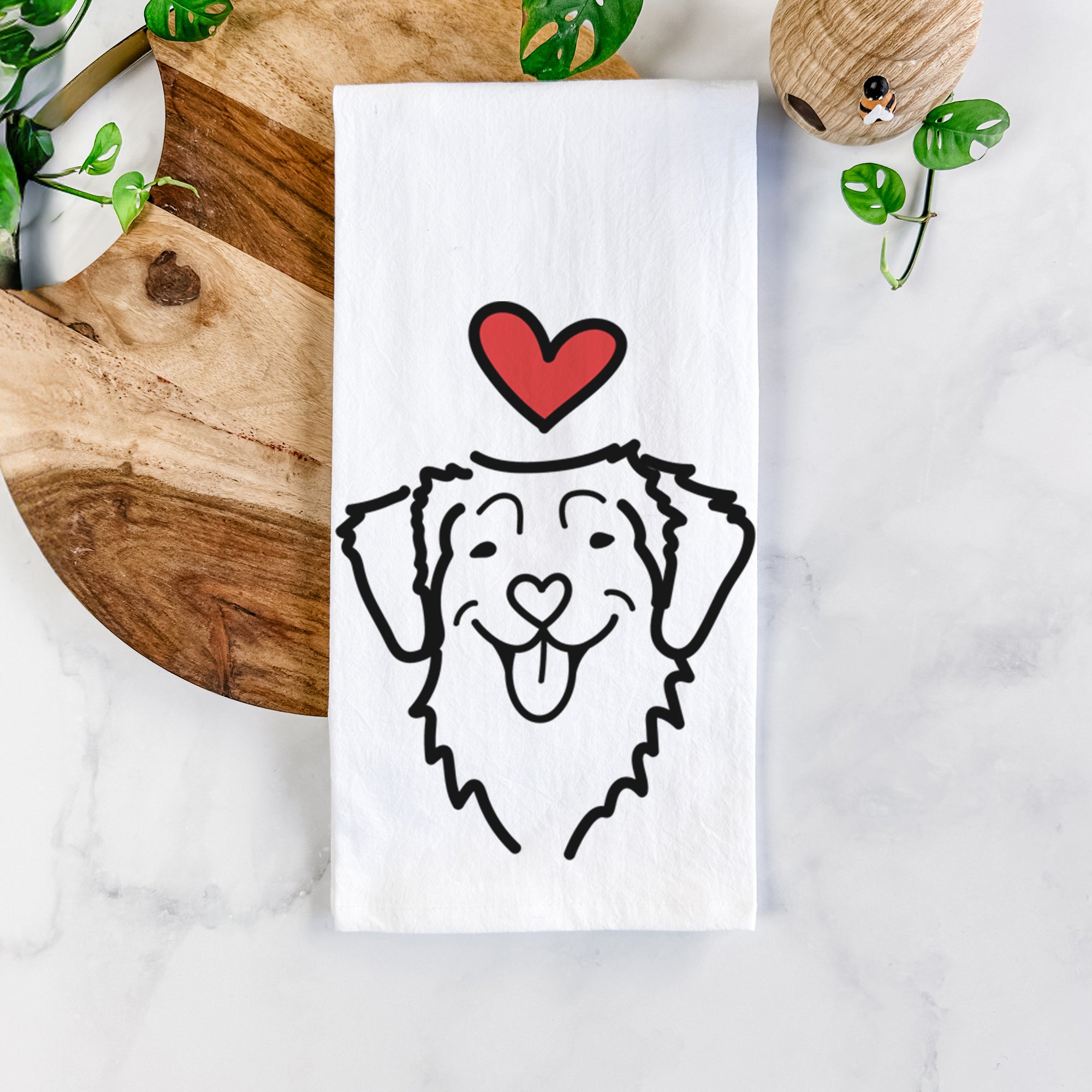 Love Always Nova Scotia Duck Tolling Retriever - Tea Towel