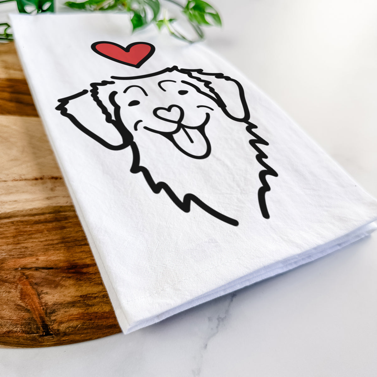 Love Always Nova Scotia Duck Tolling Retriever - Tea Towel