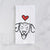 Love Always Weimaraner - Paco Lobo - Tea Towel