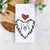 Love Always Papillon - Tea Towel