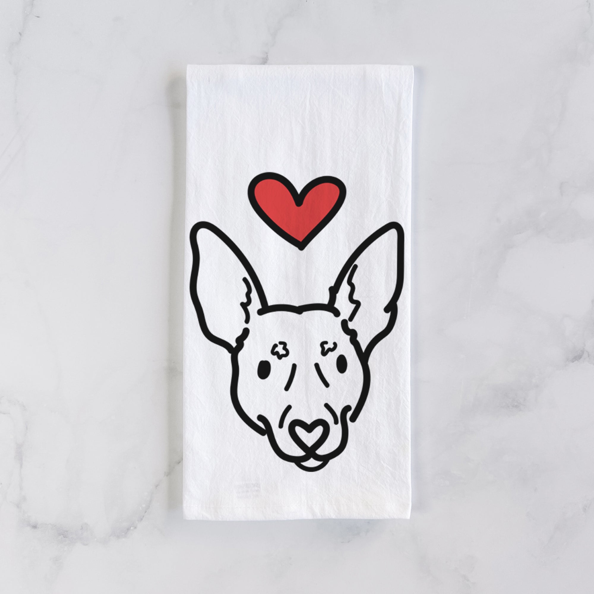 Love Always Rat Terrier - Penny - Tea Towel