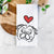 Love Always Pug - Pip - Tea Towel