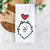 Love Always Pomeranian - Tea Towel