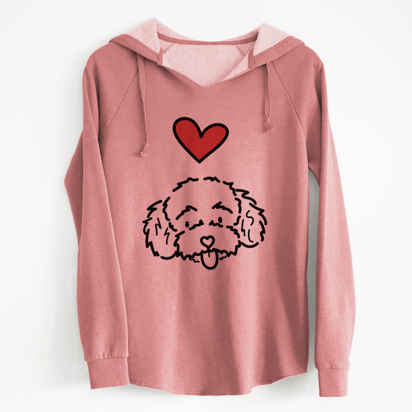 Love Always Toy Poodle - Ricci - Cali Wave Hooded Sweatshirt