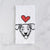 Love Always Beagle Mix - Roland - Tea Towel