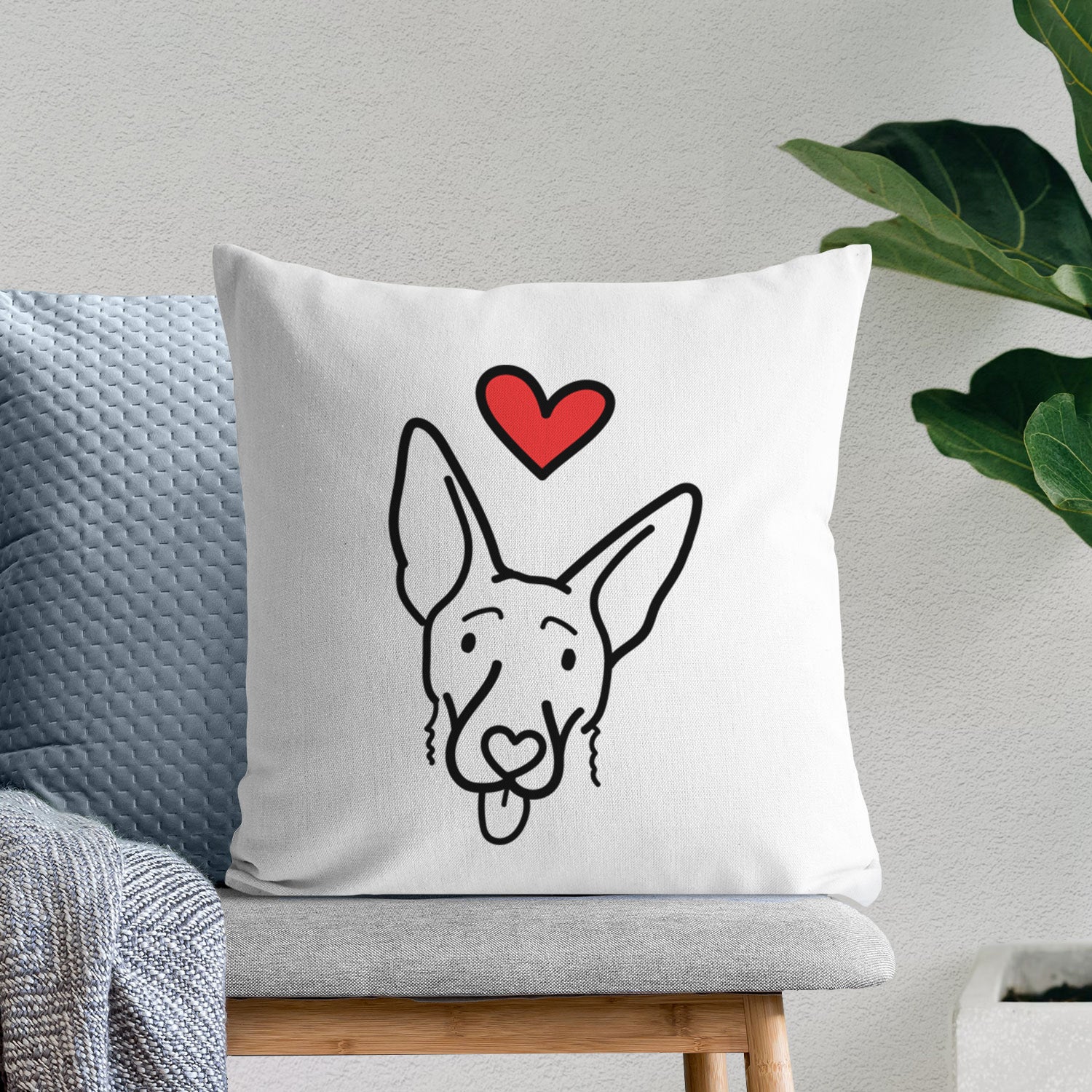 Love Always Shepherd Mix - Rosie -  Throw Pillow Cover