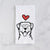 Love Always Rottweiler - Tea Towel