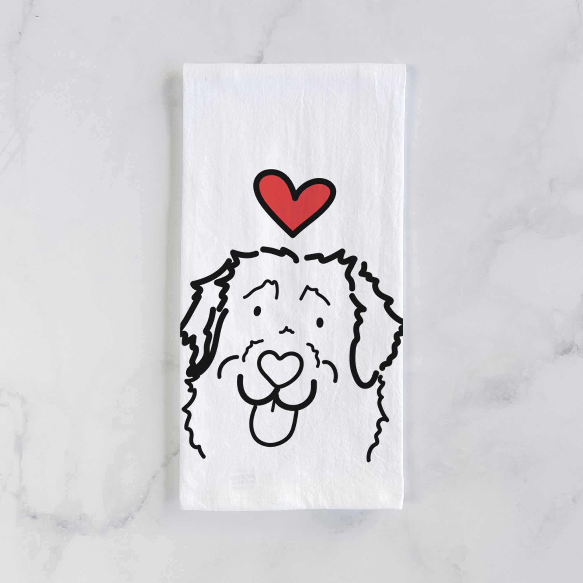 Love Always Leonberger - Sabre - Tea Towel