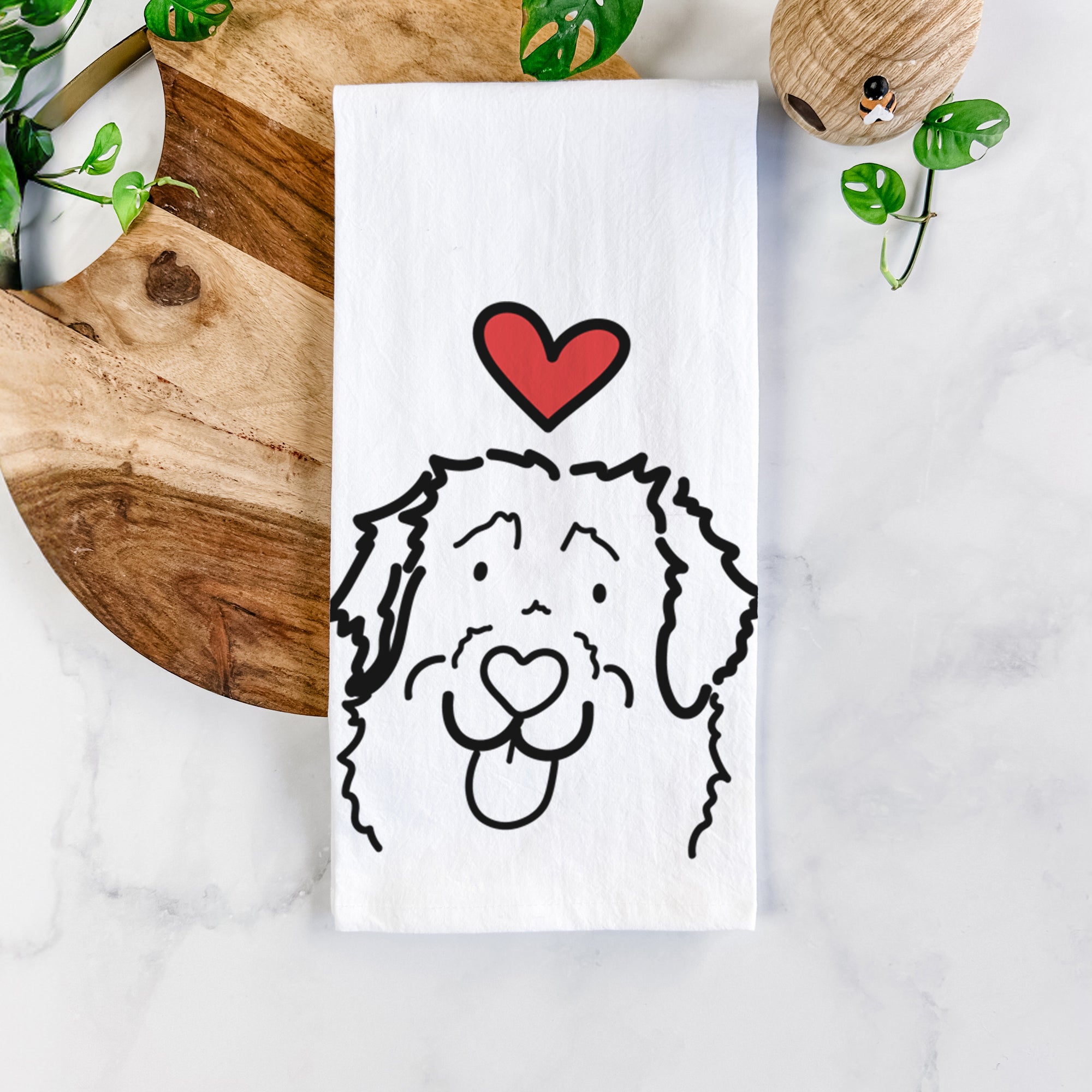 Love Always Leonberger - Sabre - Tea Towel