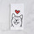 Love Always Shiba Inu - Tea Towel