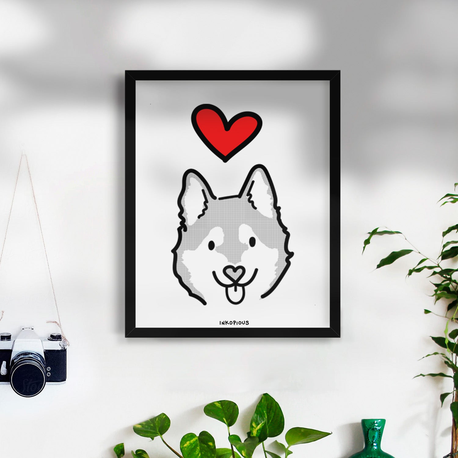 Love Always Alaskan Klee Kai - Sitka Art Print