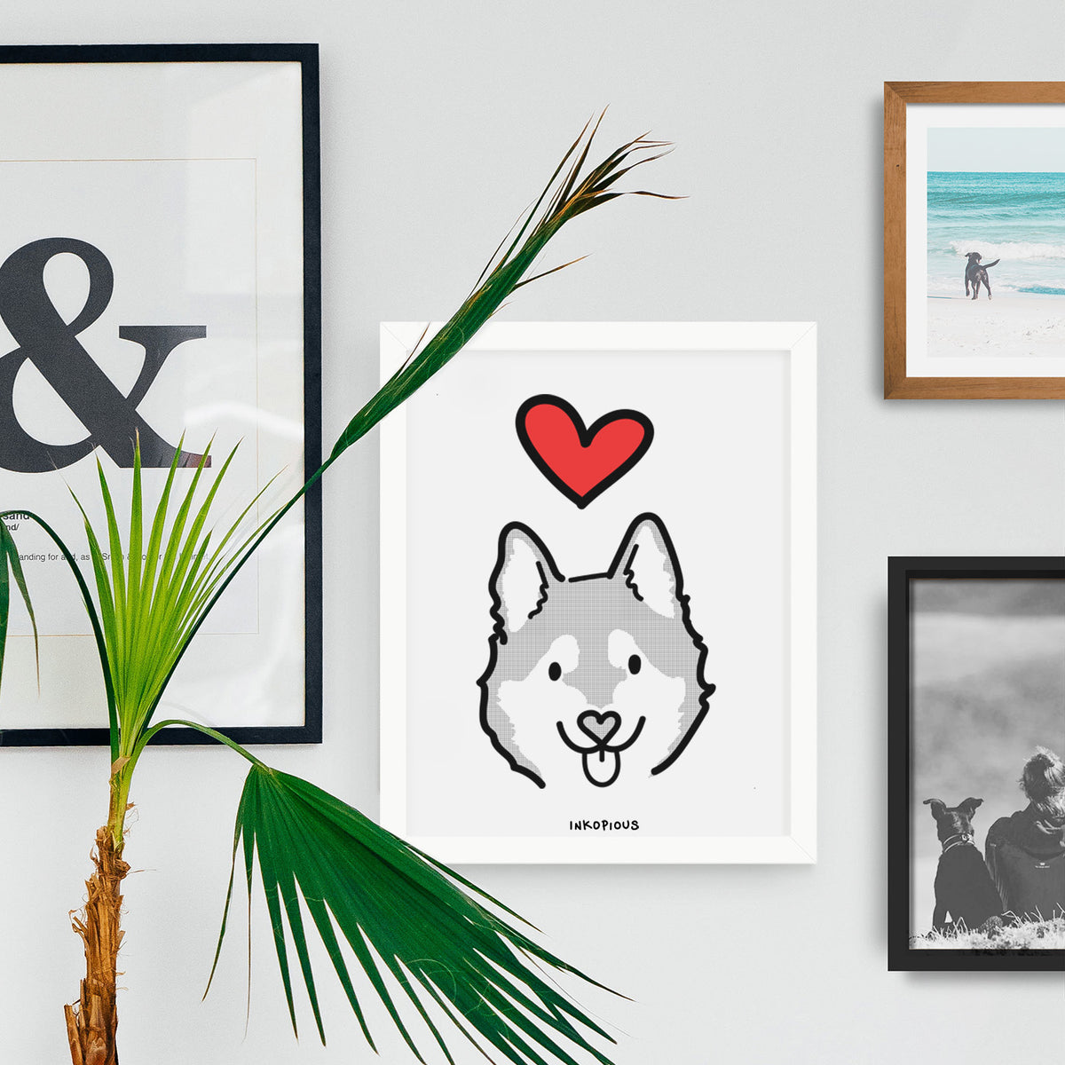 Love Always Alaskan Klee Kai - Sitka Art Print