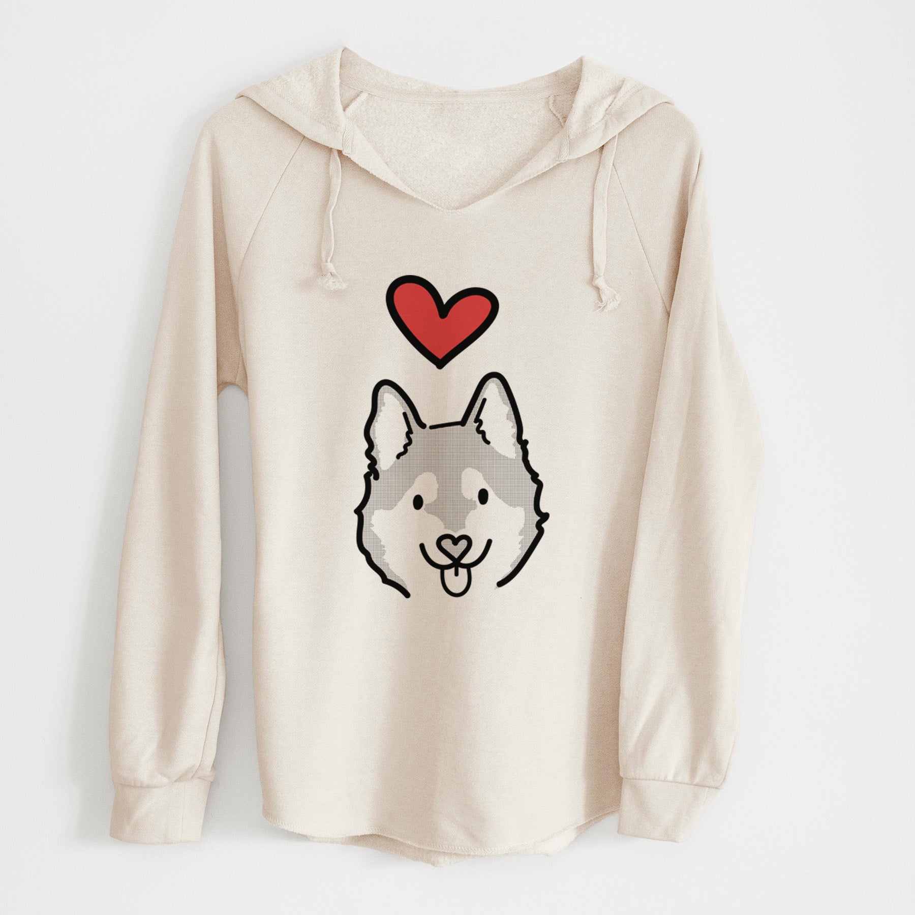 Love Always Alaskan Klee Kai - Sitka - Cali Wave Hooded Sweatshirt