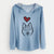 Love Always Alaskan Klee Kai - Sitka - Cali Wave Hooded Sweatshirt