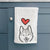 Love Always Alaskan Klee Kai - Sitka - Decorative Hand Towel