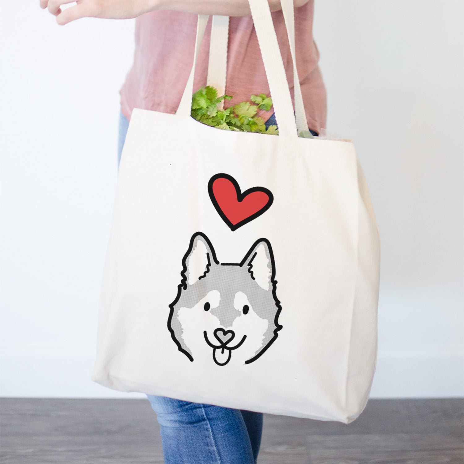 Love Always Alaskan Klee Kai - Sitka - Tote Bag